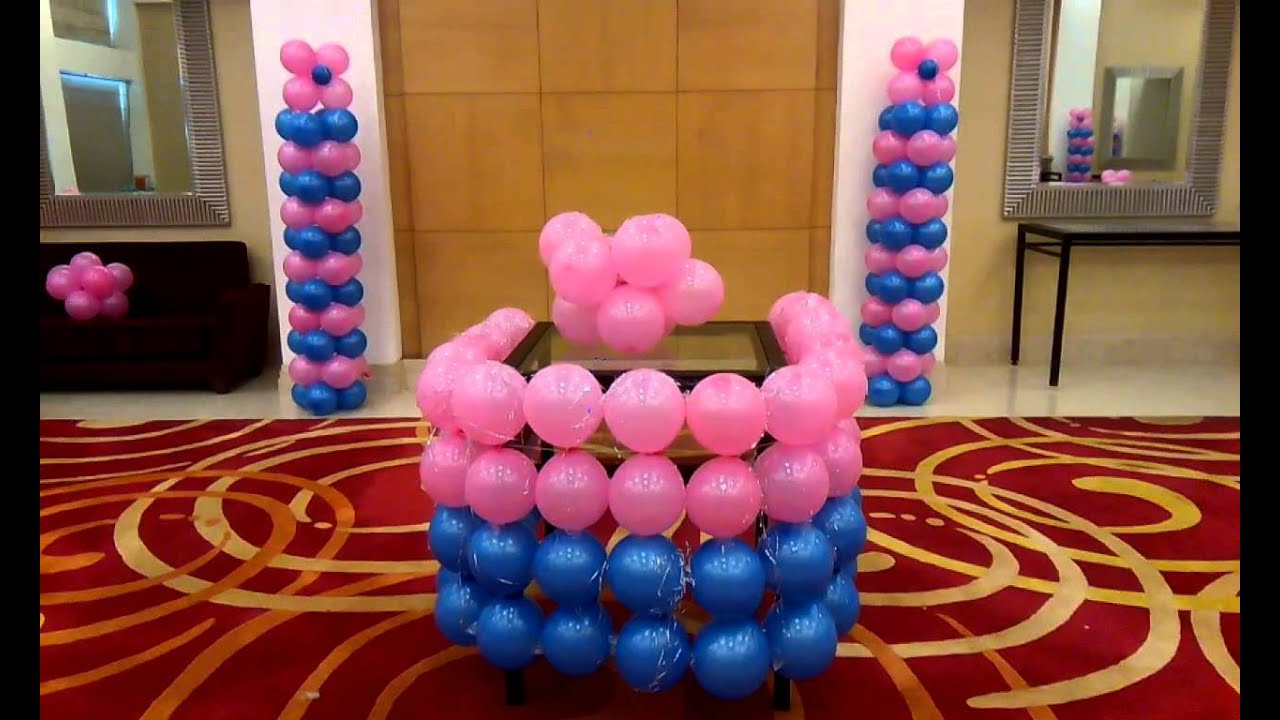 Birthday Party Decorators
 Birthday Party Planners in Gurgaon Blue n Pink Decor