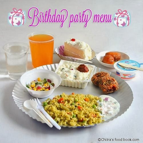 Birthday Party Food Ideas Indian
 SIMPLE BIRTHDAY PARTY RECIPES MENU FOR KIDS