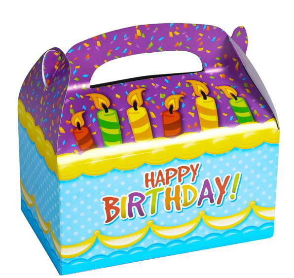 Birthday Party Gift Bags
 24 HAPPY BIRTHDAY PARTY TREAT BOXES FAVORS GOODY BAGS