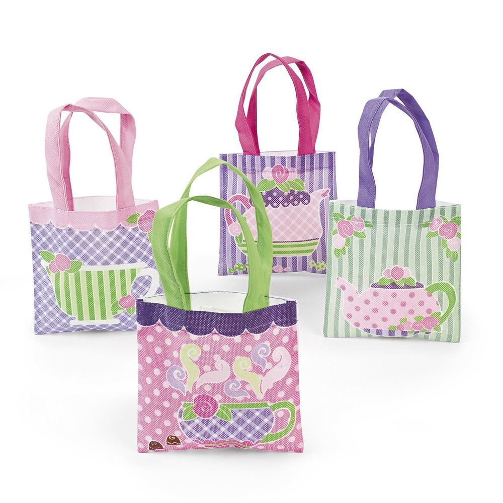 Birthday Party Gift Bags
 12 Birthday Everyday Party Favor MINI Goody Treat Tote