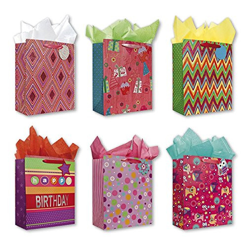 Birthday Party Gift Bags
 Amazon All Occasion Birthday Party Gift Bags Set of 6