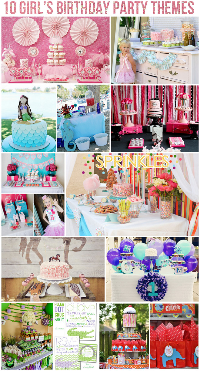 Birthday Party Ideas For 10 Year Girl
 Top 10 Girl s Birthday Party Themes on pizzazzerie