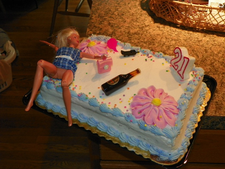 Birthday Party Ideas For 21 Year Old Female
 Thanks to an idea I found on pinterest the perfect cake