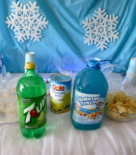 Birthday Party Punch
 Blue Party Punch Recipe great for a Frozen party