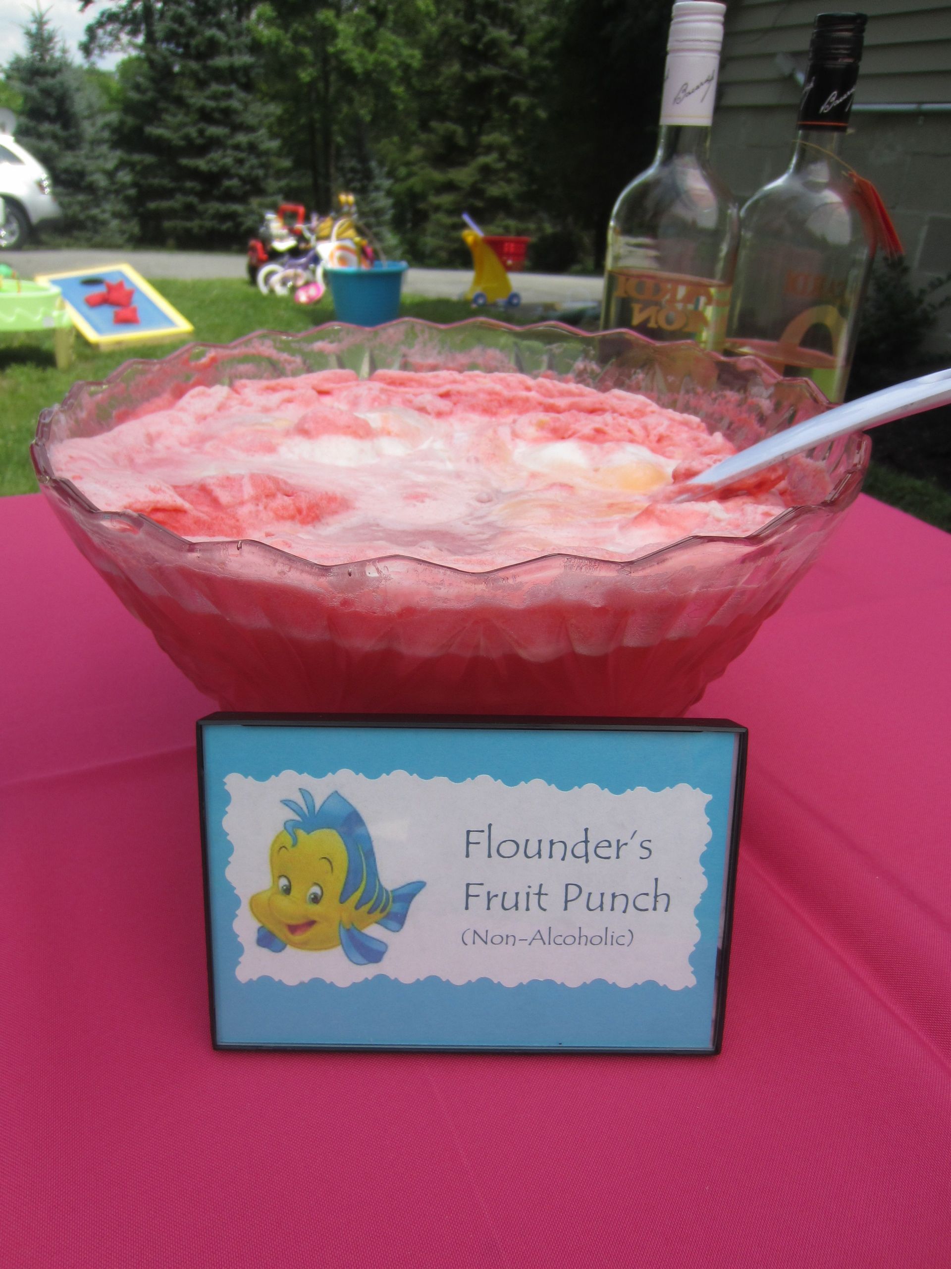 Birthday Party Punch
 Fruit Punch for a princess birthday party in 2019