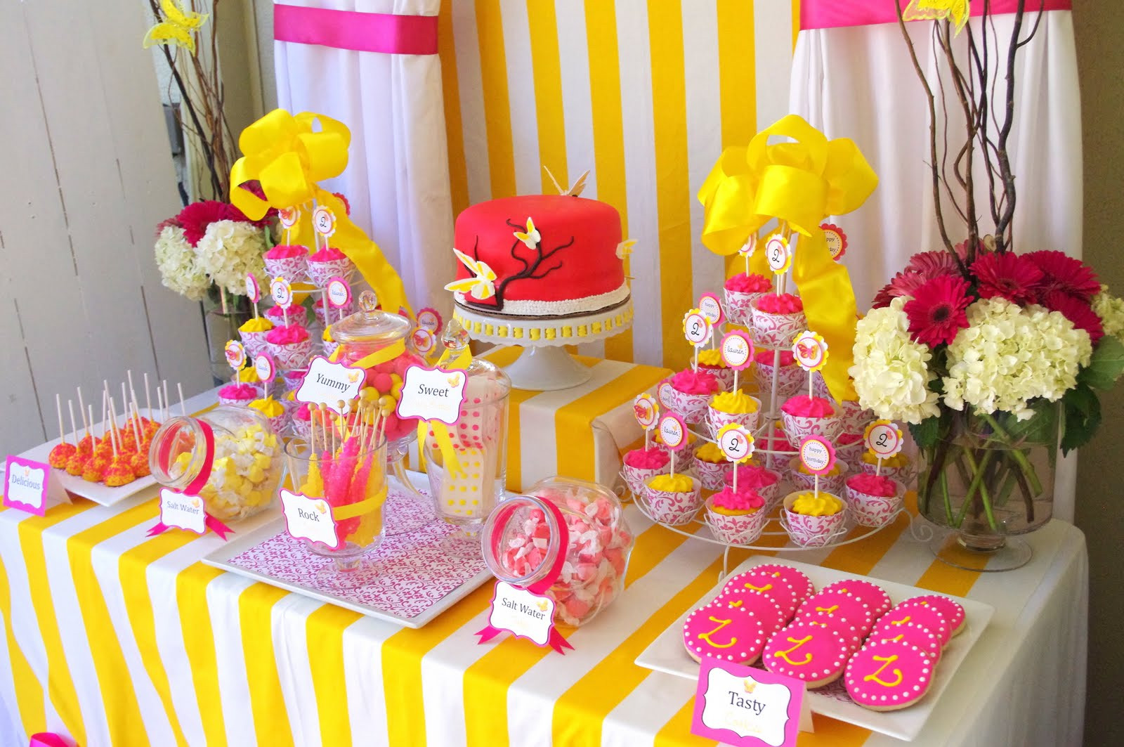 Birthday Party Table Decoration Ideas
 Cake Adoration Advertise & Dessert and Candy Tables