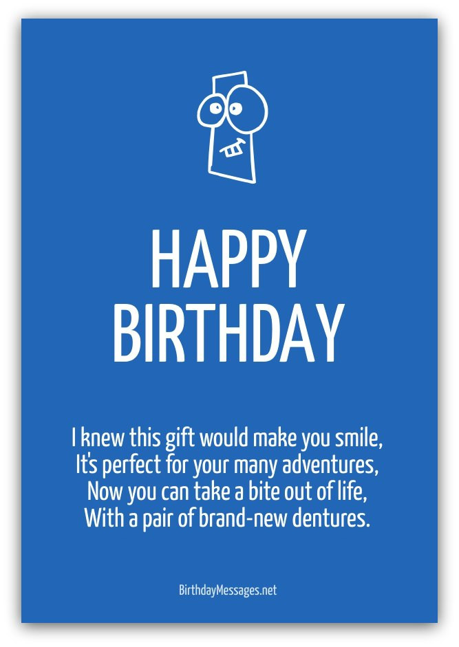Birthday Poem Funny
 Funny Birthday Poems Funny Birthday Messages