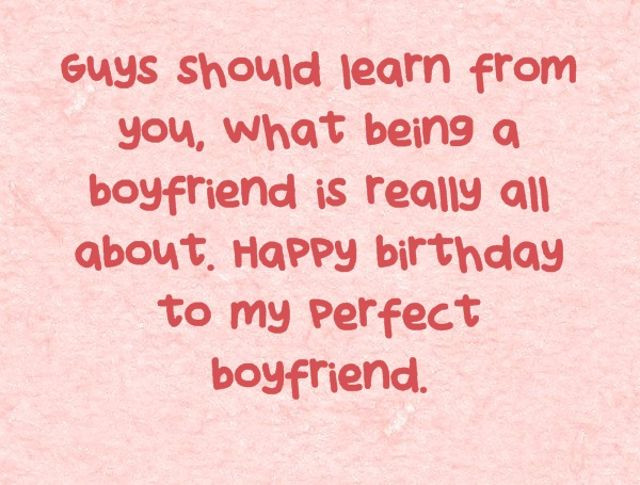 Birthday Quote For Boyfriend
 Happy Birthday To My Boyfriend Quotes QuotesGram