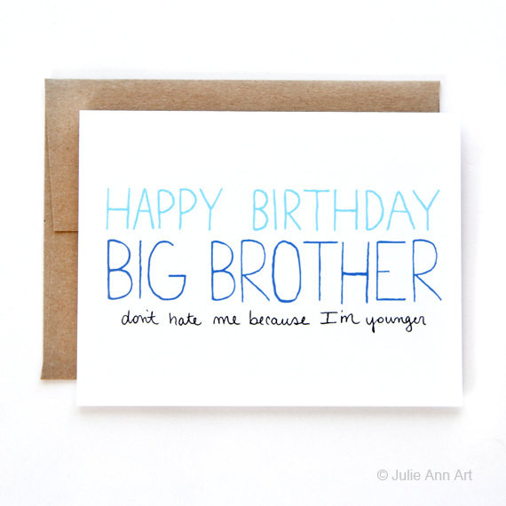 Birthday Quotes For Big Brother
 Happy Birthday Quotes Funny Big Brother QuotesGram