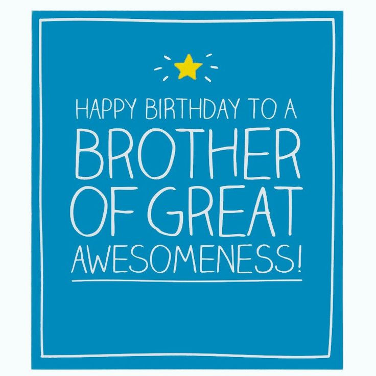 Birthday Quotes For Big Brother
 Best 25 Happy birthday brother quotes ideas on Pinterest