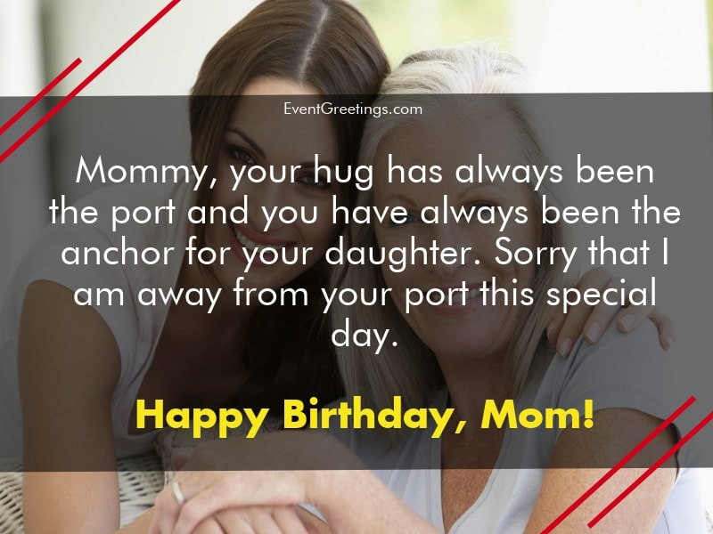 Birthday Quotes For Daughters From Mom
 65 Lovely Birthday Wishes for Mom from Daughter
