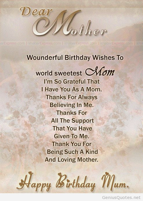 Birthday Quotes For Daughters From Mom
 birthday wishes for mom 493×695 Mandy