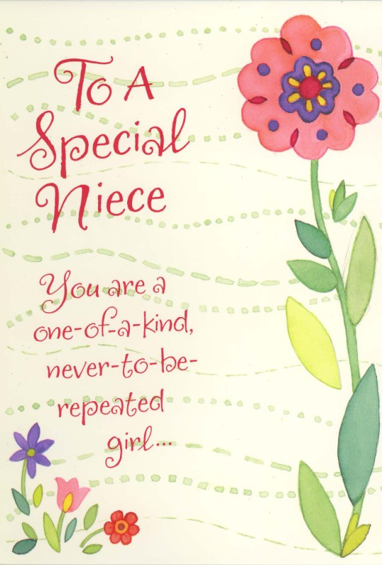 Birthday Quotes For Niece
 Special Niece Quotes QuotesGram