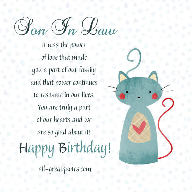 Birthday Quotes For Son In Law
 Funny Son In Law Quotes QuotesGram