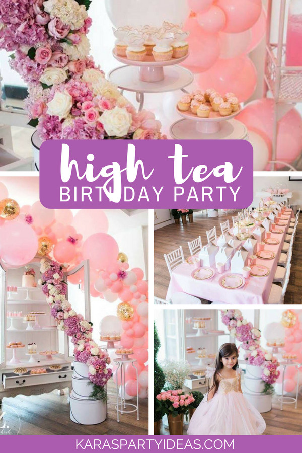 Birthday Tea Party Ideas
 Kara s Party Ideas High Tea Birthday Party