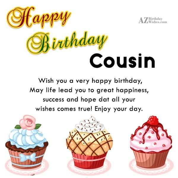 Birthday Wishes Cousin
 Cousin Birthday Wishes Page 2