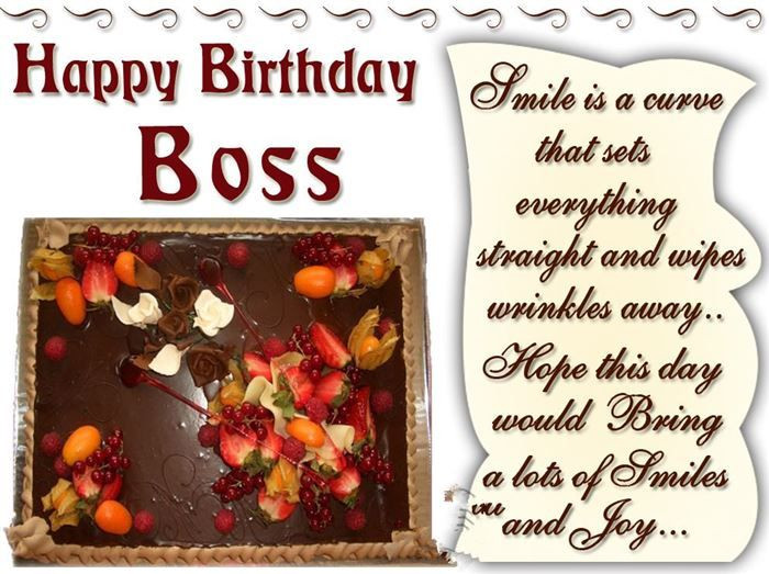 Birthday Wishes For A Boss
 Happy birthday cards for Boss wishes messages Quotes and