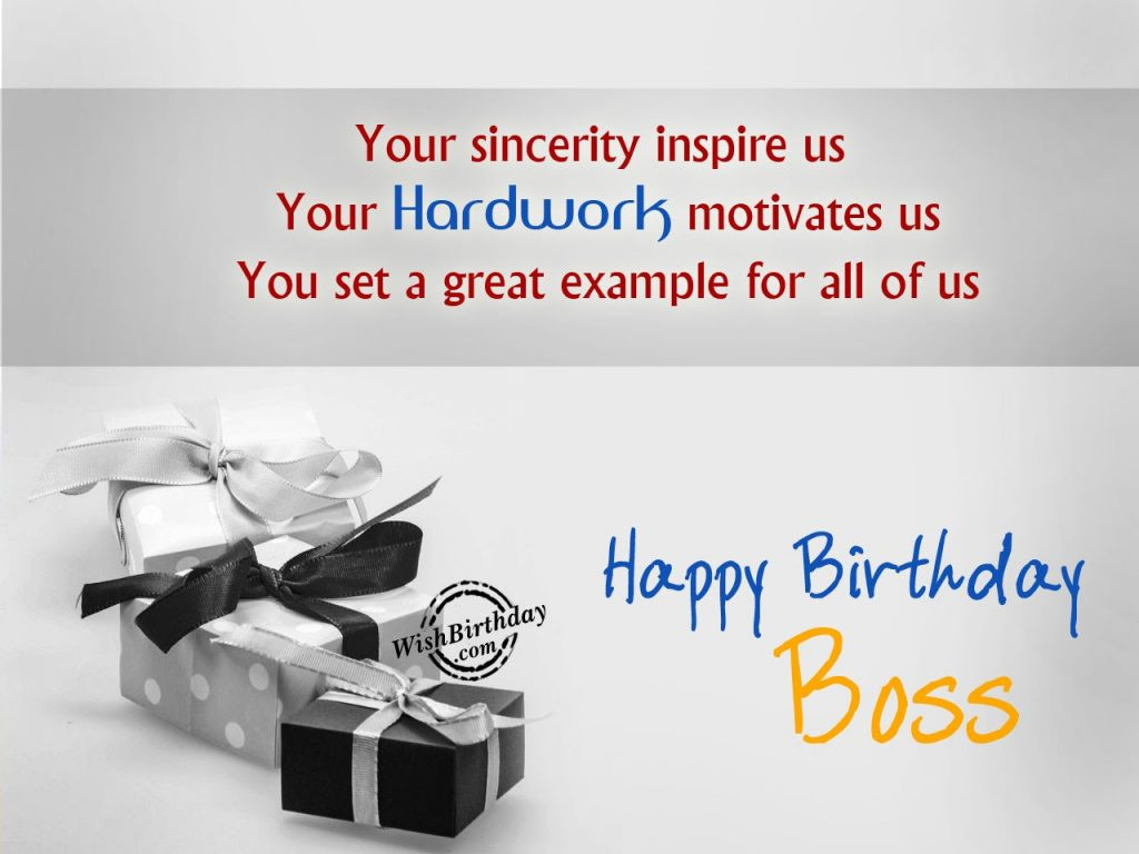 Birthday Wishes For A Boss
 Happy Birthday wishes quotes for boss from staff with tips