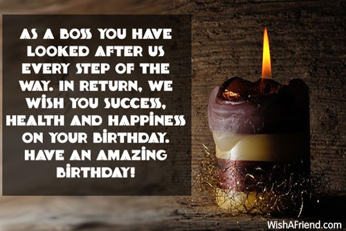 Birthday Wishes For A Boss
 Funny Boss Birthday Wishes Quotes QuotesGram