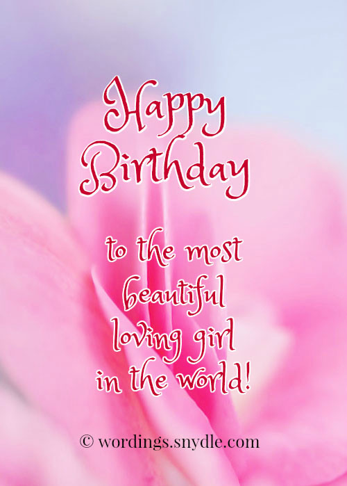 Birthday Wishes For A Friend Girl
 Happy Birthday Wishes for Girlfriend – Wordings and Messages