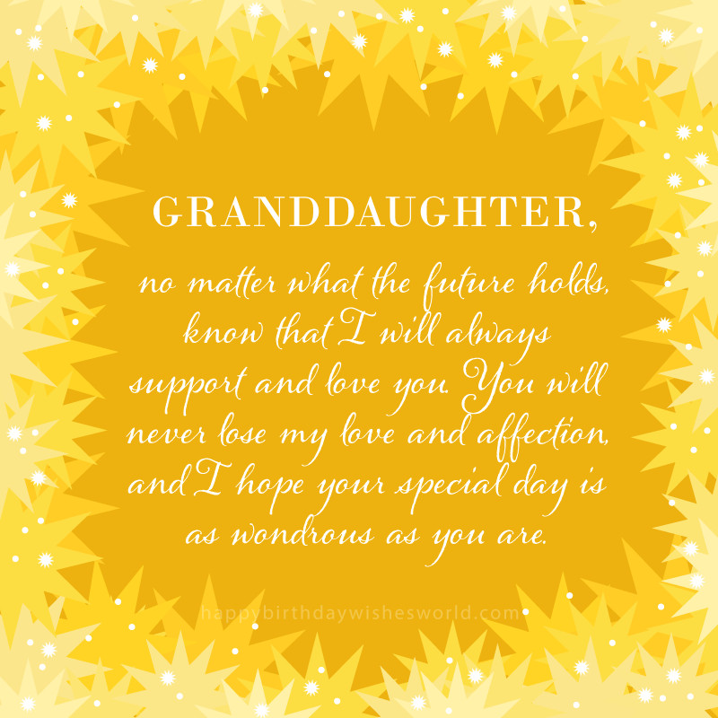 Birthday Wishes For A Granddaughter
 120 Ways to Say Happy Birthday Granddaughter The only