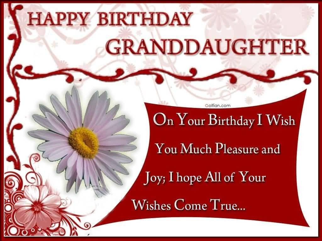 Birthday Wishes For A Granddaughter
 65 Popular Birthday Wishes For Granddaughter – Beautiful