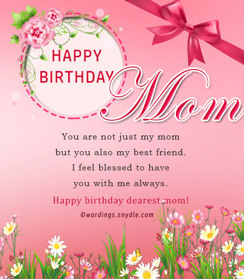 Birthday Wishes For A Mother
 Birthday wishes for mother – Wordings and Messages