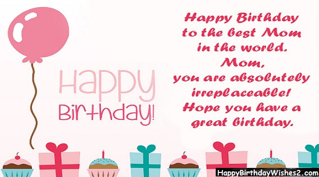 Birthday Wishes For A Mother
 Best 100 Happy Birthday Wishes Messages & Quotes for
