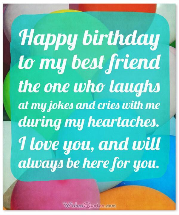Birthday Wishes For Bff
 Heartfelt Birthday Wishes for your Best Friends with Cute