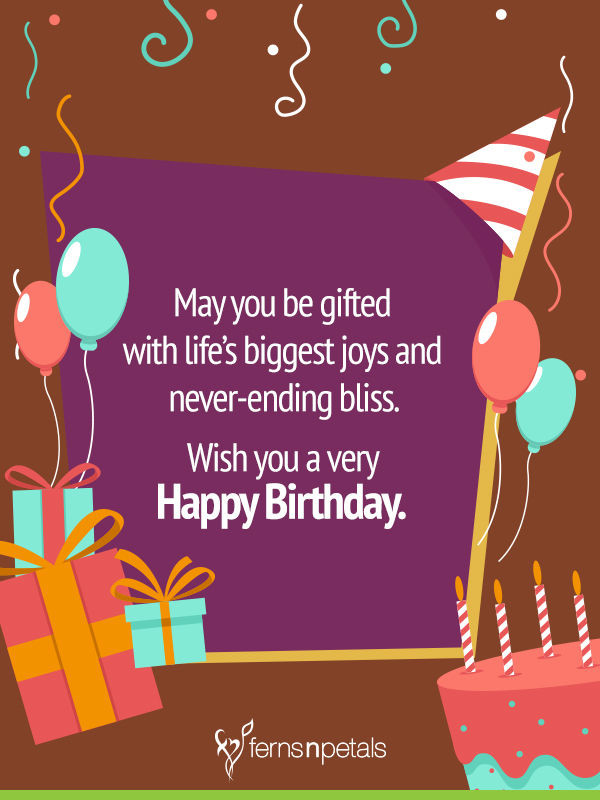 Birthday Wishes For Him Quotes
 90 Happy Birthday Wishes Quotes & Messages in 2020