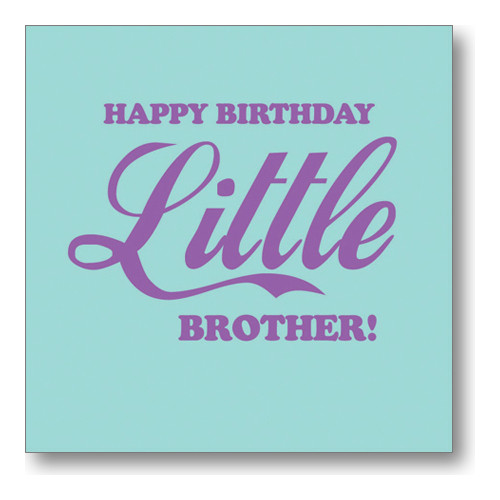 Birthday Wishes For Little Brother
 Little Brother Birthday Quotes QuotesGram