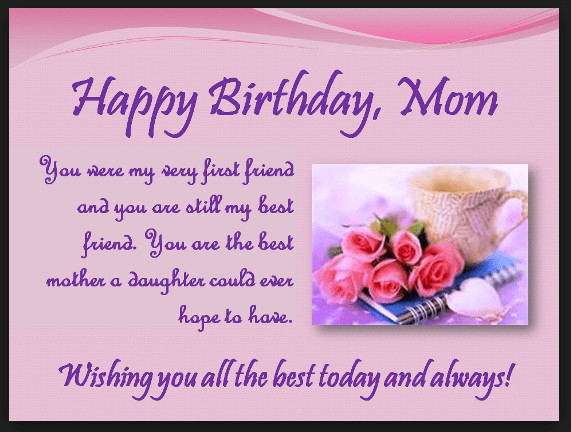 Birthday Wishes For Mom
 Heart Touching 107 Happy Birthday MOM Quotes from Daughter