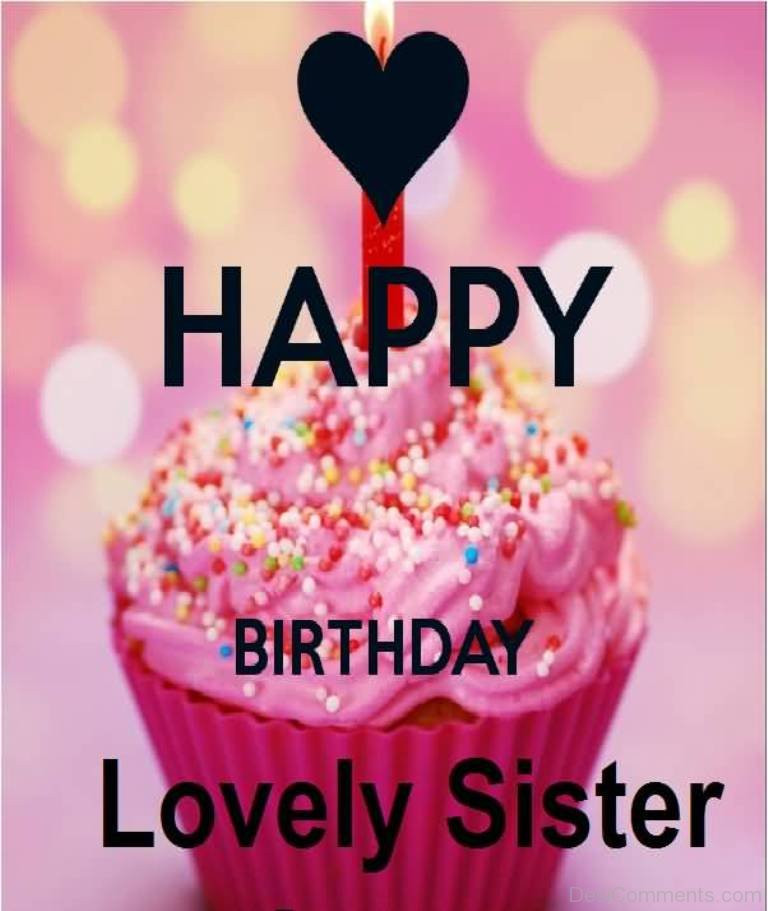 Birthday Wishes For Sister
 Happy Birthday Lovely Sister Desi ments