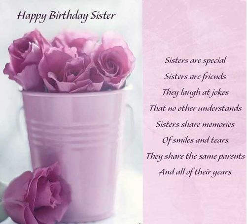 Birthday Wishes For Sister Quotes
 Happy Birthday Wishes for Sister Freshmorningquotes