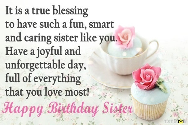 Birthday Wishes For Sister Quotes
 Happy Bithday wishes for sister with images