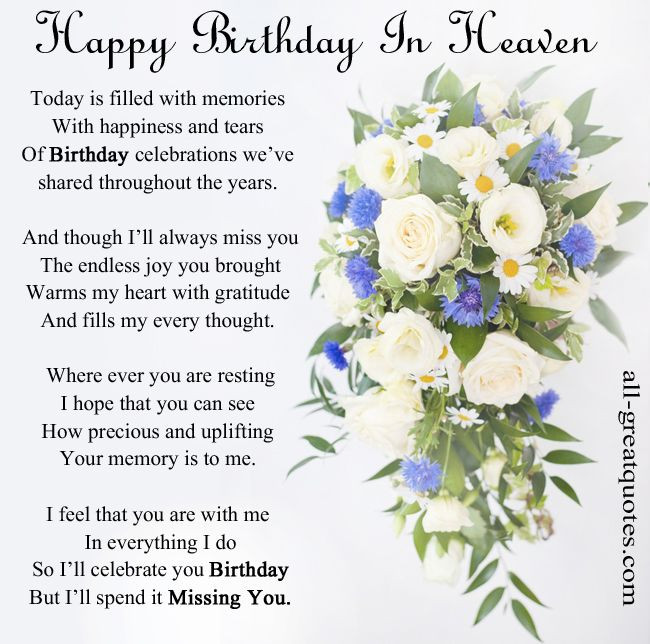Birthday Wishes For Someone In Heaven
 heavenly birthday wishes on Pinterest
