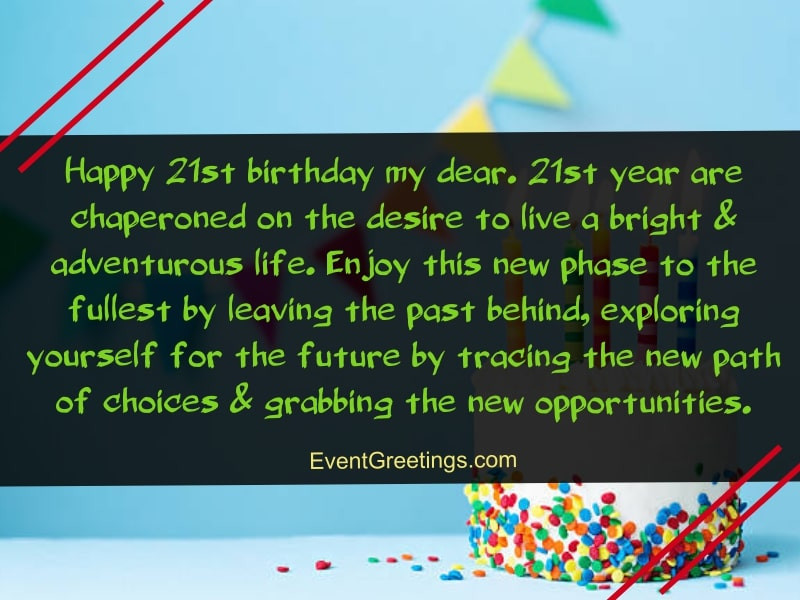 Birthday Wishes For Son Turning 21
 Beautiful Happy 21st Birthday To My Daughter Quotes