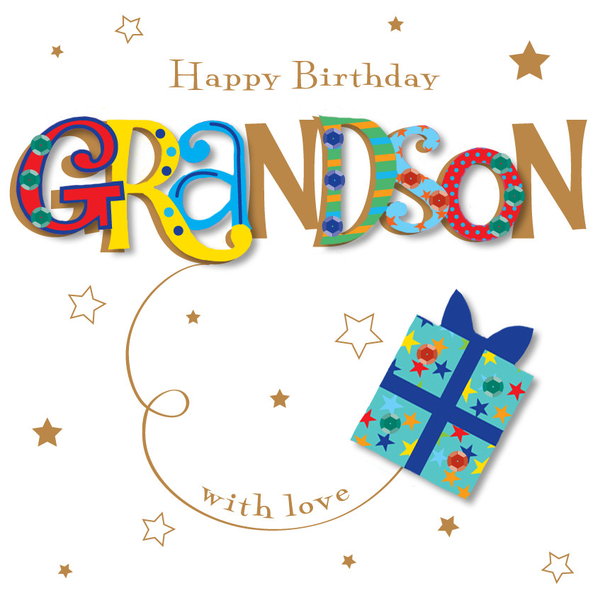 Birthday Wishes Grandson
 Grandson Happy Birthday Greeting Card By Talking