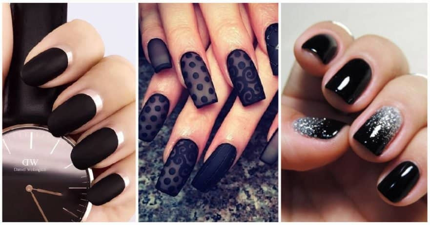 Black Acrylic Nail Designs
 50 Dramatic Black Acrylic Nail Designs to Keep Your Style