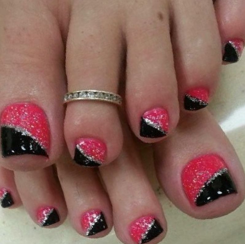 Black And Red Toe Nail Designs
 24 Elegant Nail Designs Foot StylePics