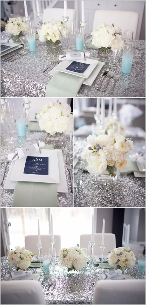 Black And Silver Wedding Decorations
 60 best Wedding Bling images on Pinterest