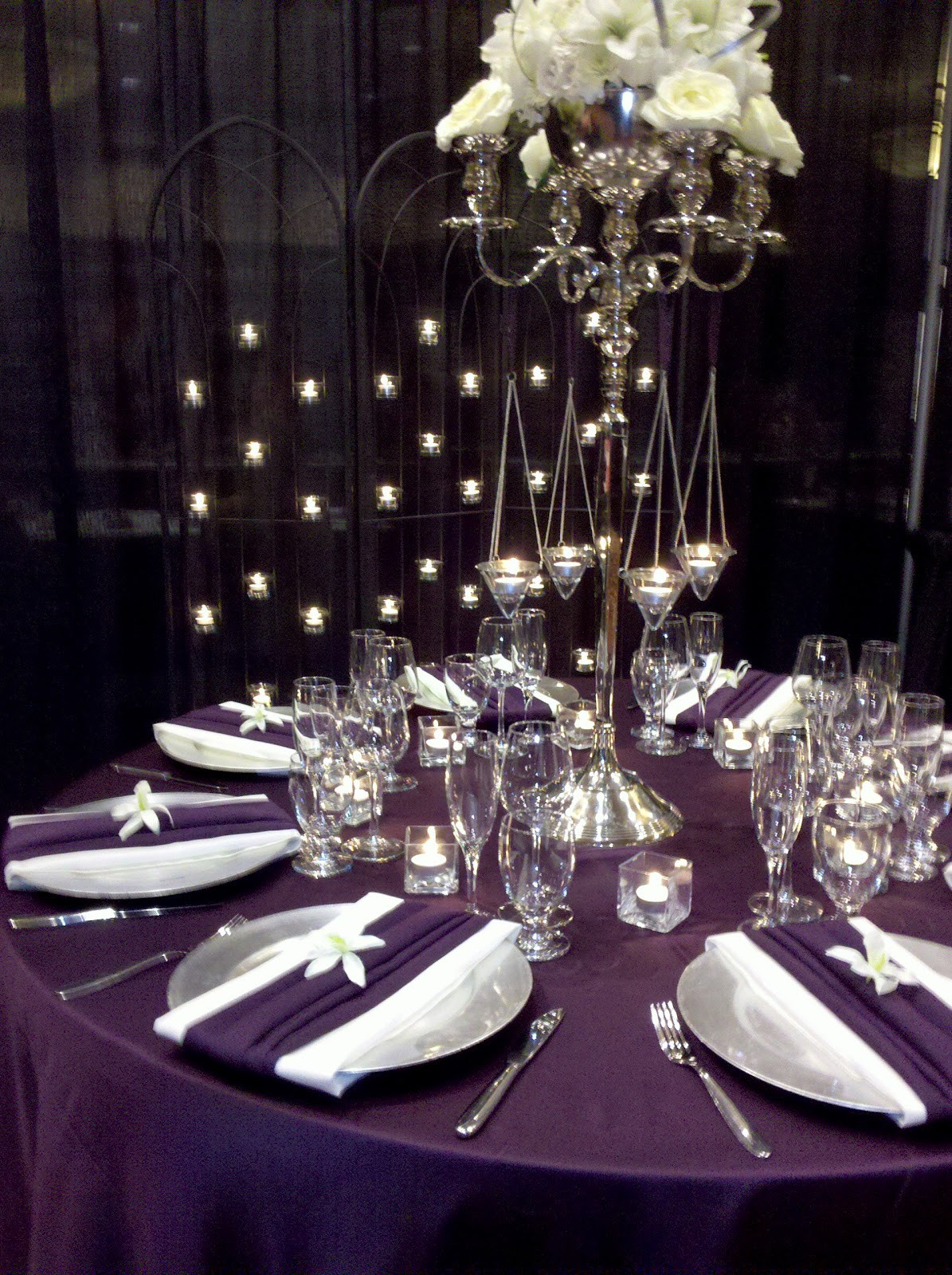 Black And Silver Wedding Decorations
 Elite Events Rental Rental Highlight Chargers