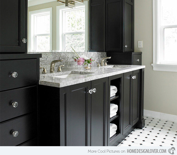 Black And White Bathroom Vanity
 15 Black Bathroom Vanity Sets House Decorators Collection