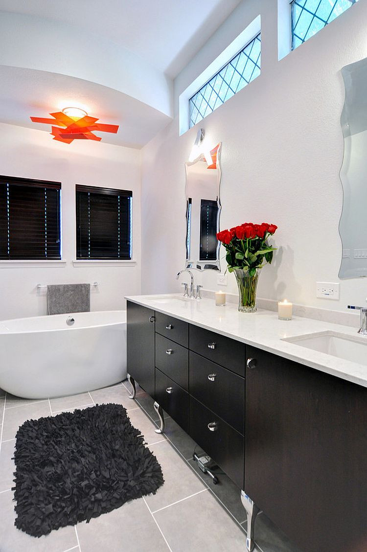 Black And White Bathroom Vanity
 20 Gorgeous Black Vanity Ideas for a Stylishly Unique Bathroom