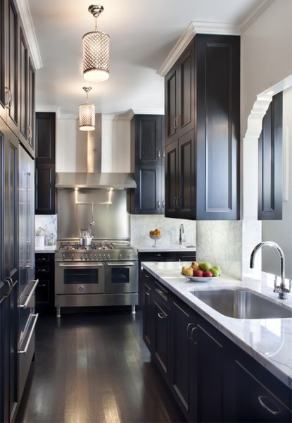 Black And White Kitchen Cabinets
 Glamping Mediterranean kitchen Airstream