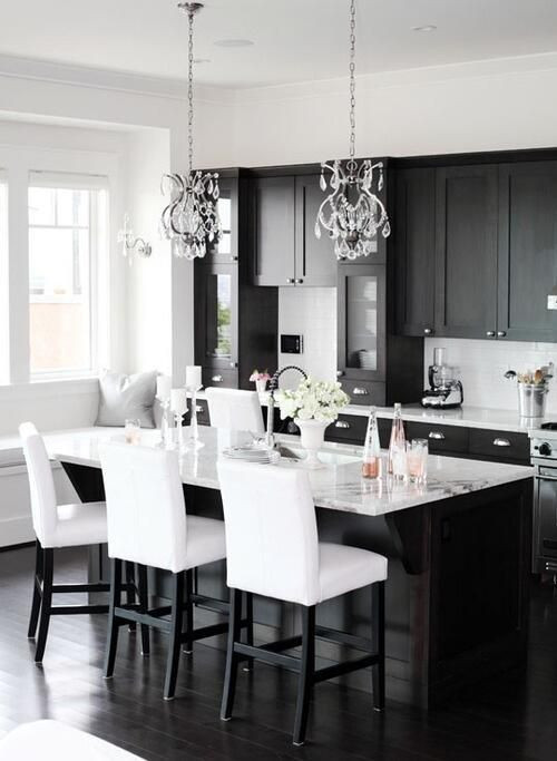 Black And White Kitchen Cabinets
 34 Timelessly Elegant Black And White Kitchens DigsDigs