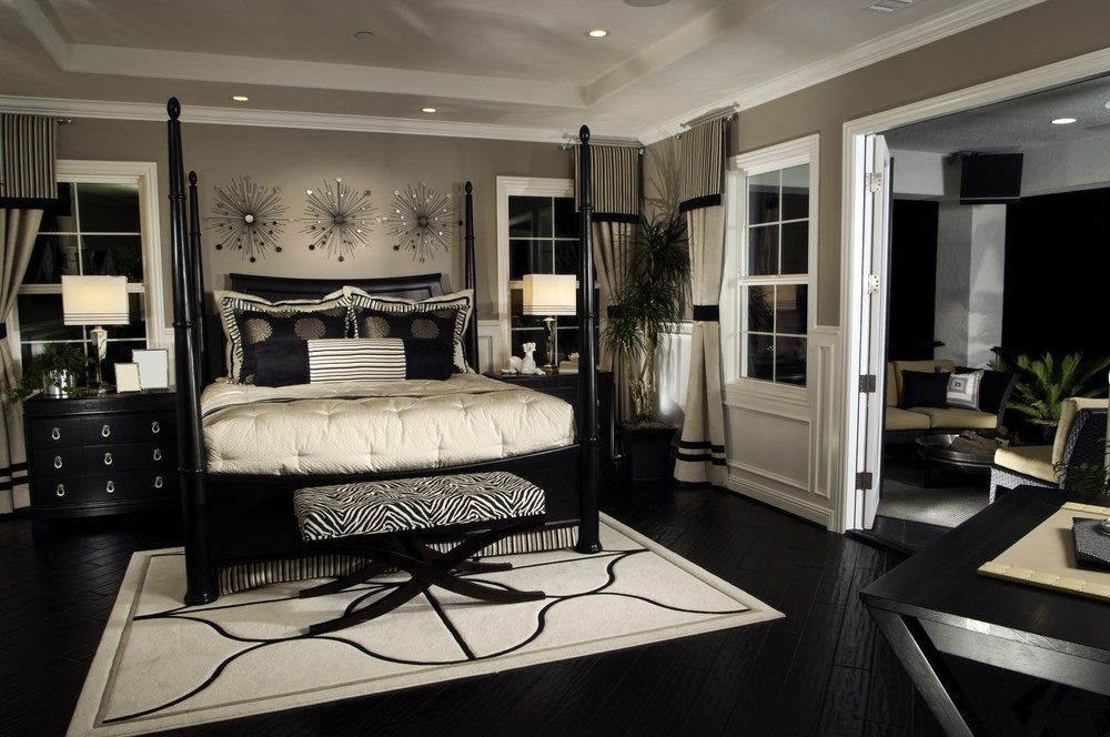 Black And White Master Bedroom
 25 Stunning Luxury Master Bedroom Designs