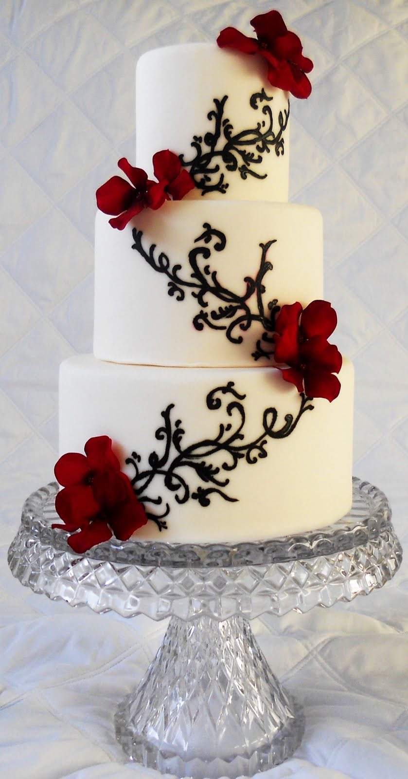 Black And White Wedding Cake
 Memorable Wedding Find the Best Red Black and White