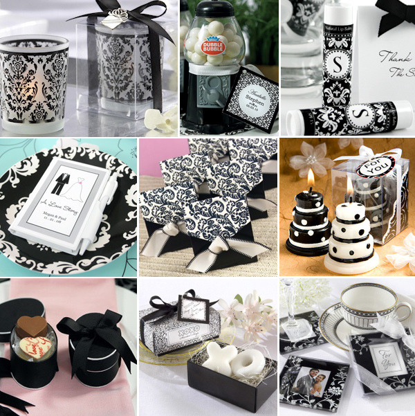 Black And White Wedding Favors
 How To Plan A Black And White Wedding