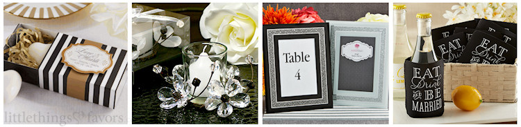Black And White Wedding Favors
 Black and White Wedding Favors
